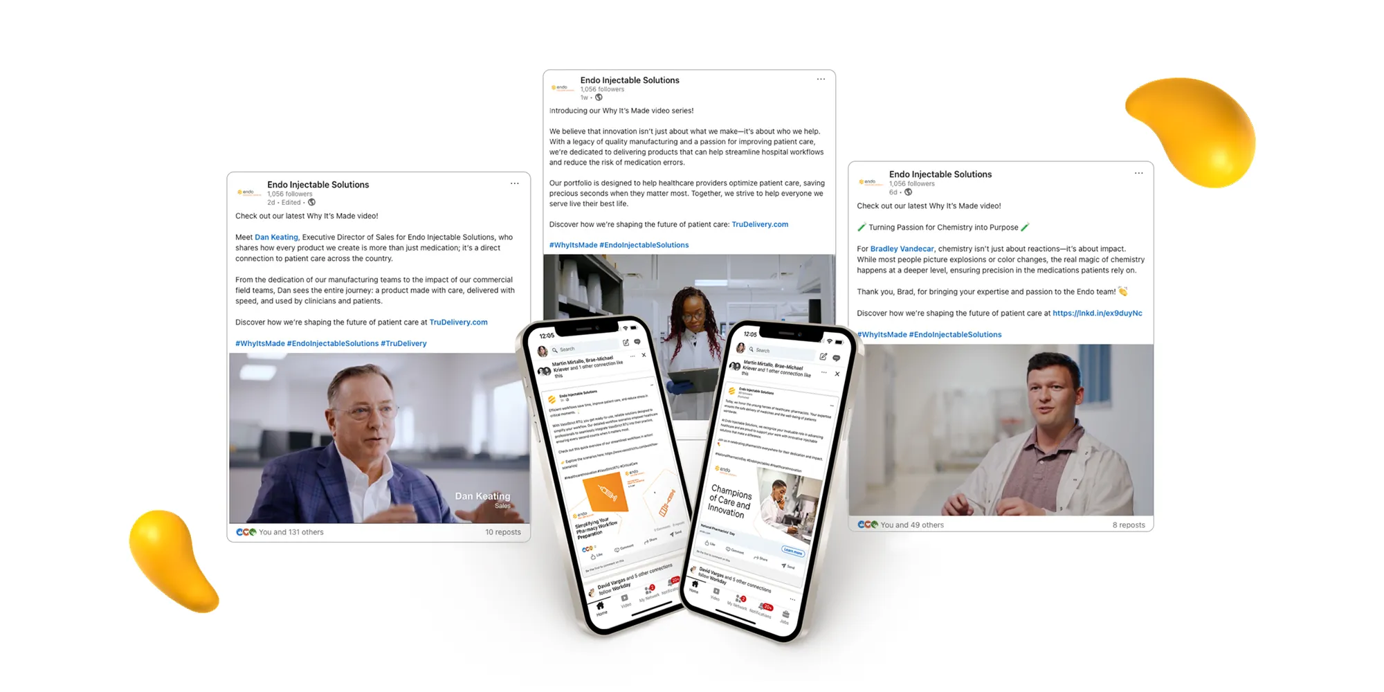 Endo Injectable Solutions Why It’s Made LinkedIn campaign