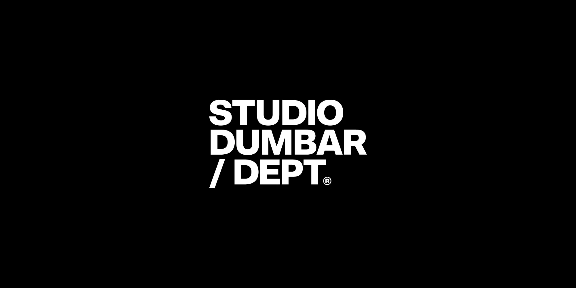 Studio Dumbar DEPT logo – Dutch creative agency specializing in motion and graphic design