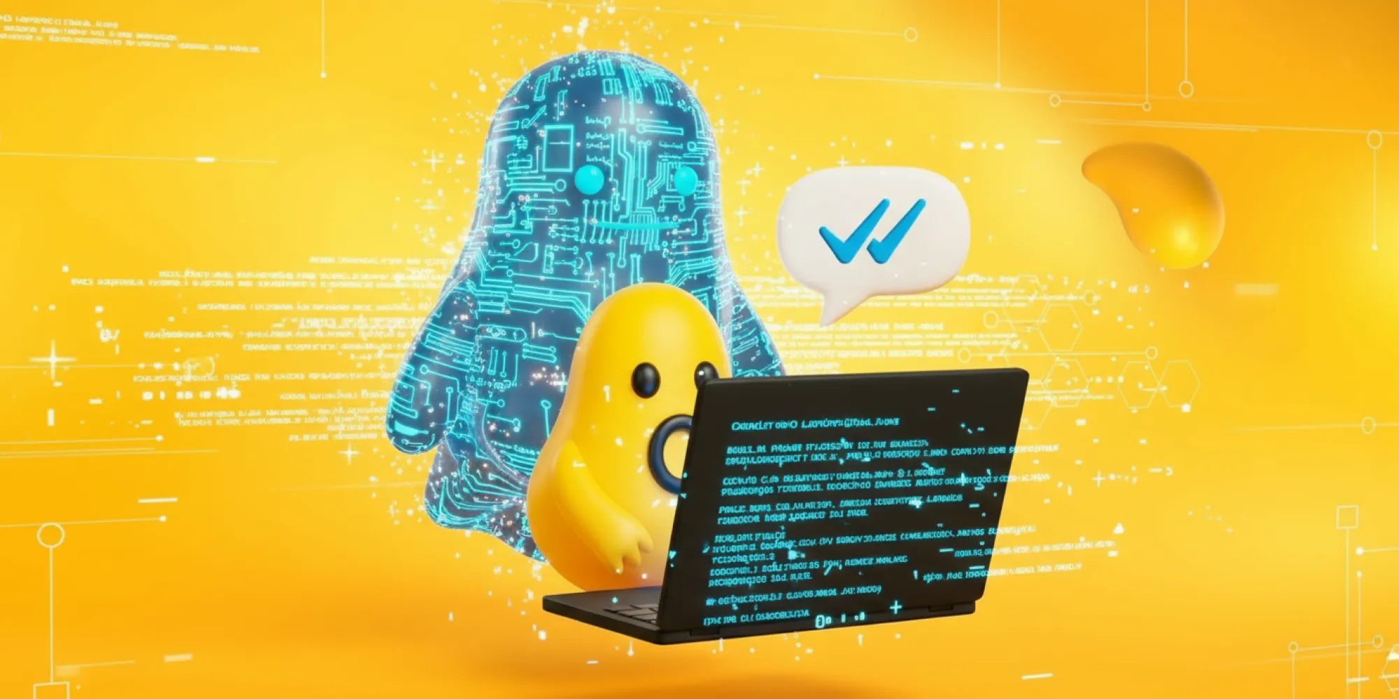 Marketer trying to connect with AI but being left on read, representing brand visibility and recognition challenges with large language models.