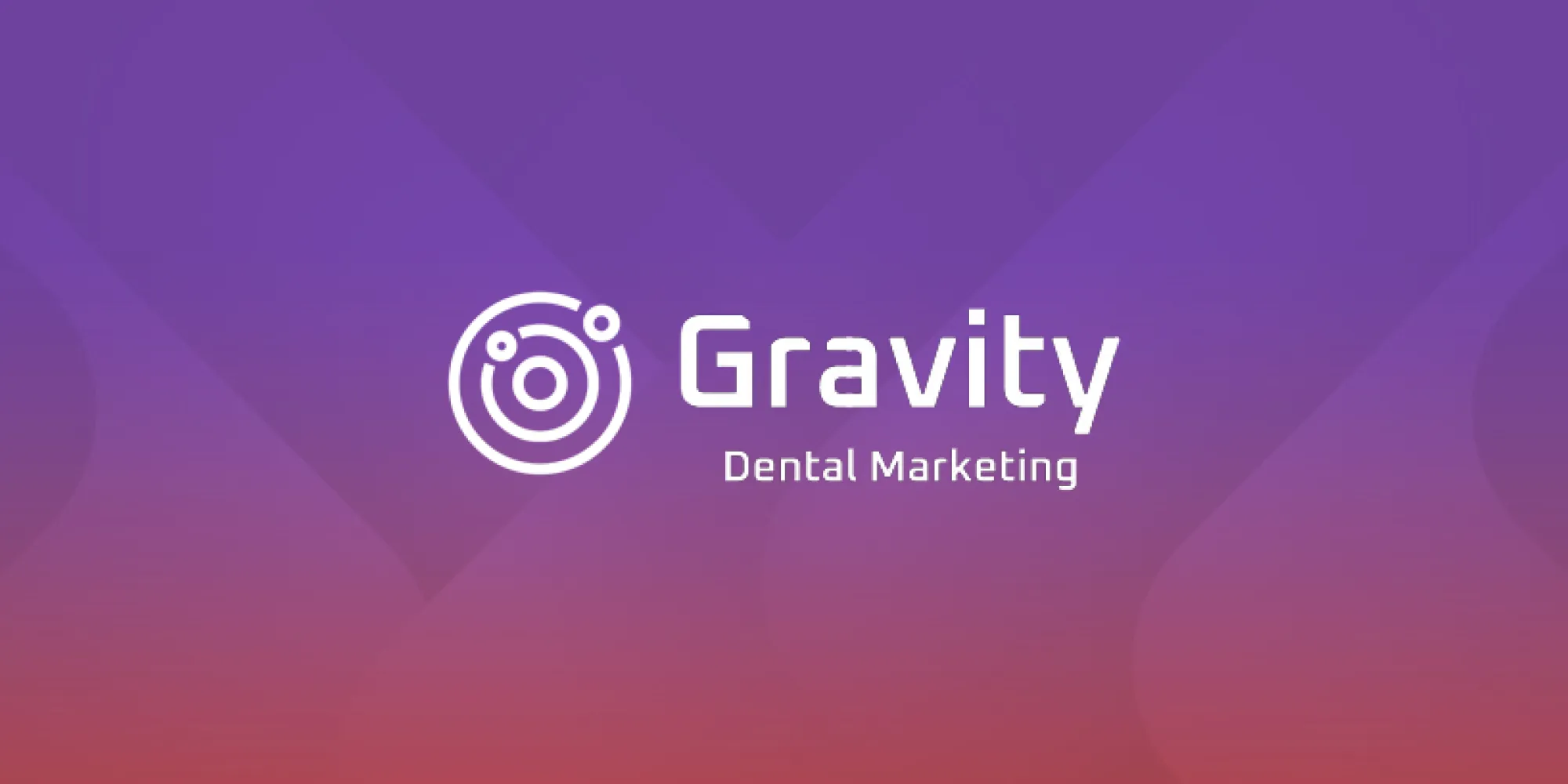 Gravity Dental Marketing logo – Purple and orange Gravity Dental Marketing logo with circular orbit design.