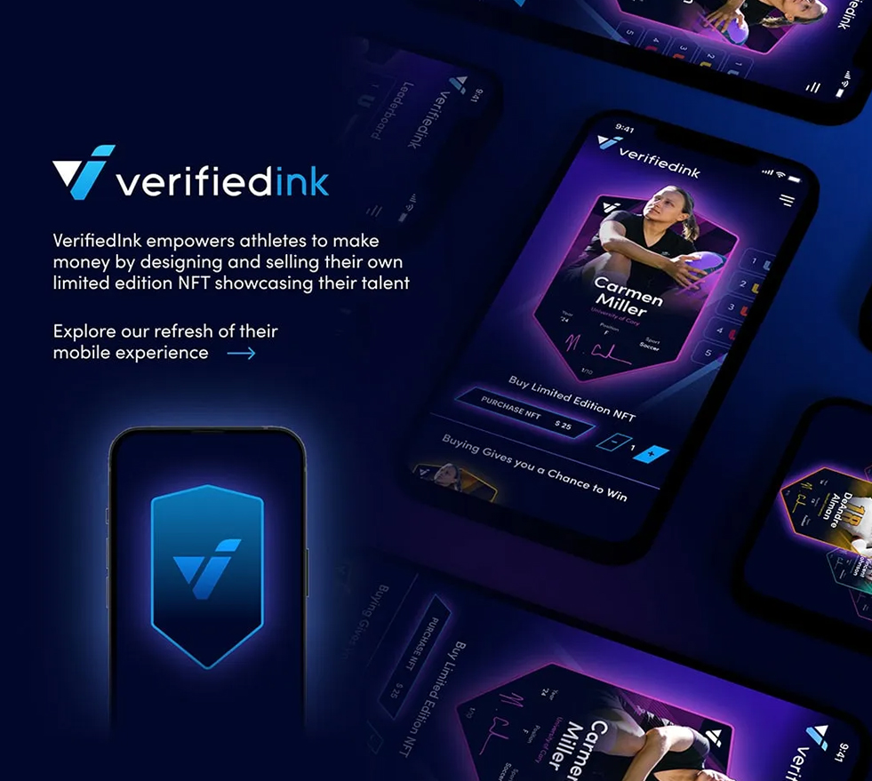 Mobile App Design & Coding for VerifiedInk