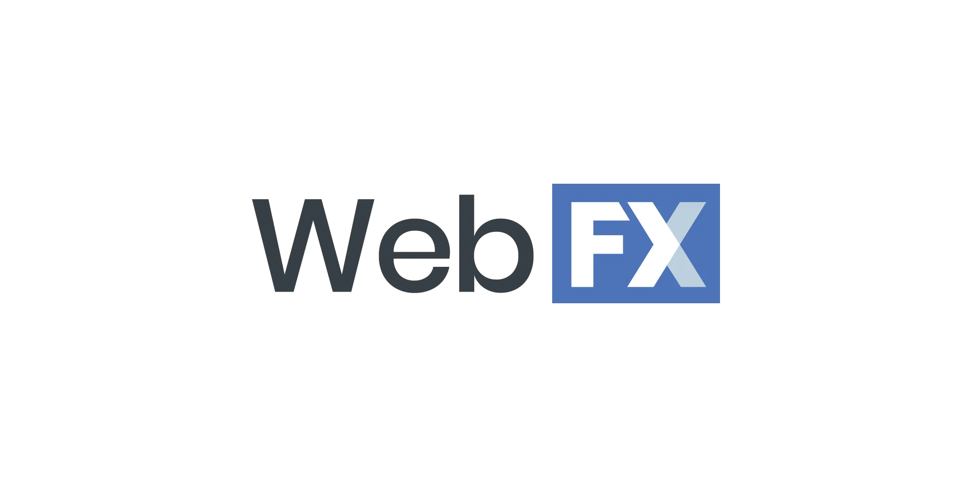 WebFX logo — performance marketing agency providing email marketing solutions