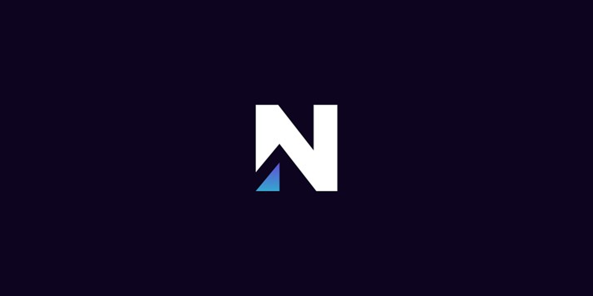 New North logo – Stylized white “N” on a dark blue background with a blue triangular accent.