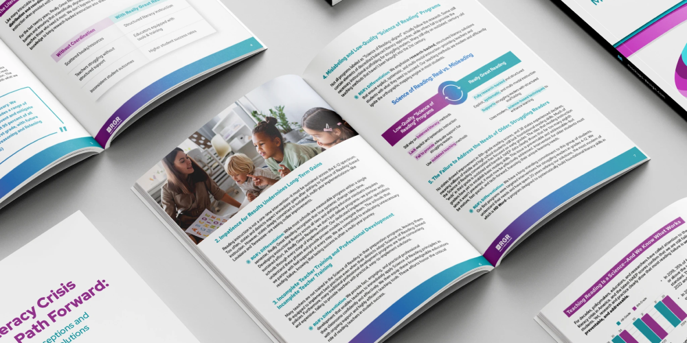 White paper design for Really Great Branding, one of Aaliyah's creative projects.