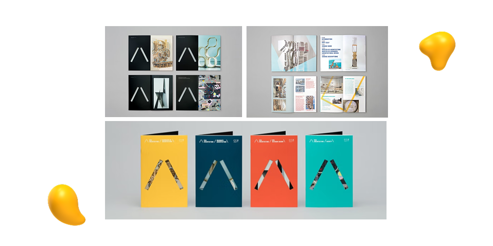 Creative brochure design for CCA Architecture