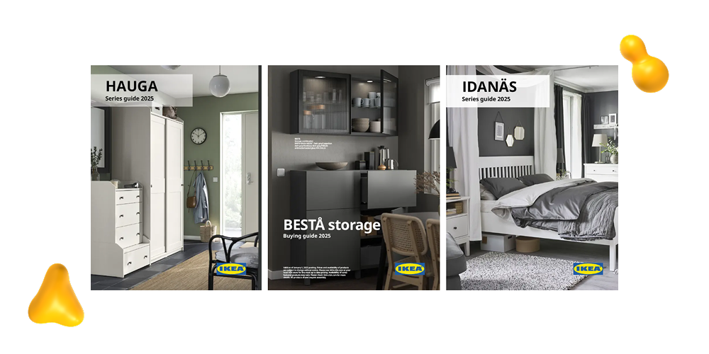 Catalog-style brochure from IKEA