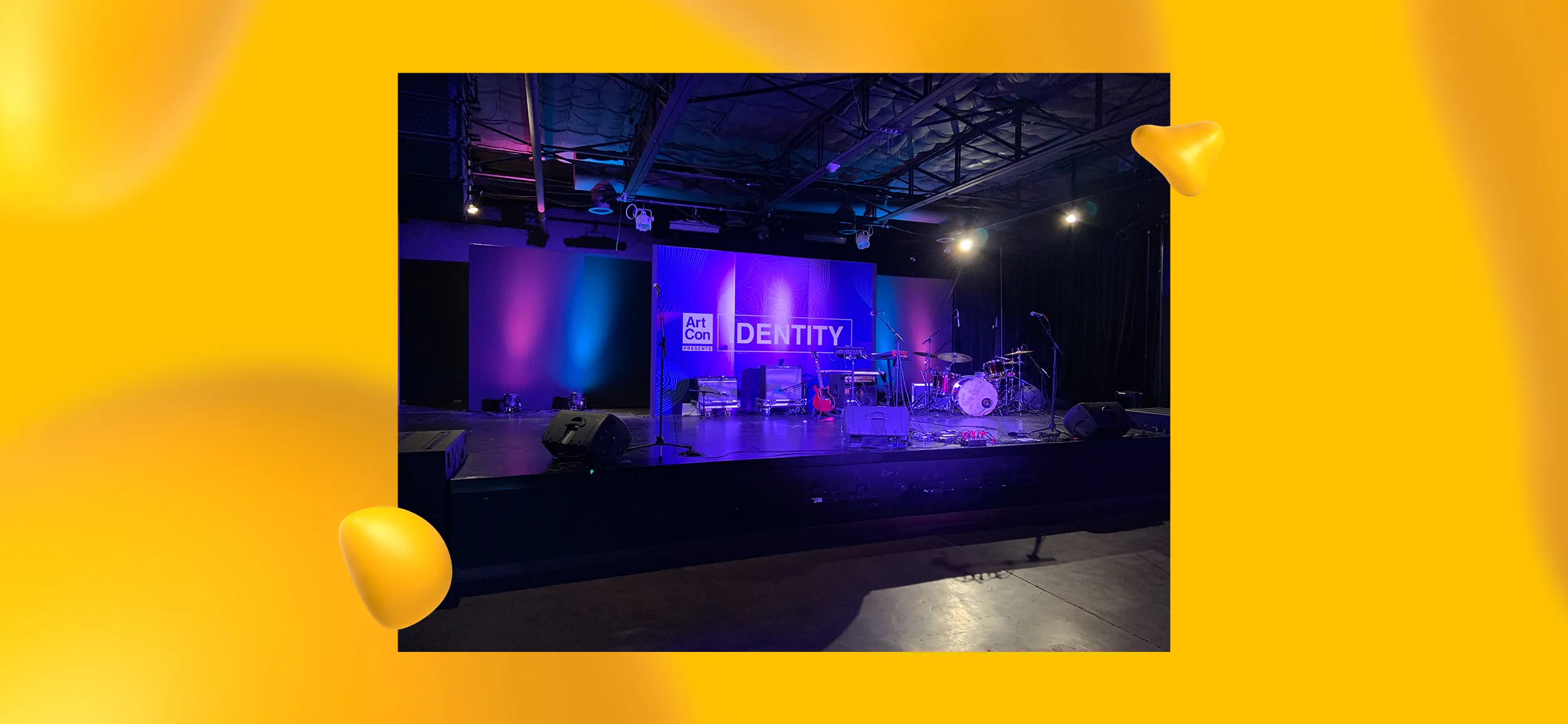 Fundraiser event set design and branding for Art Conspiracy, one of Renato's creative projects.