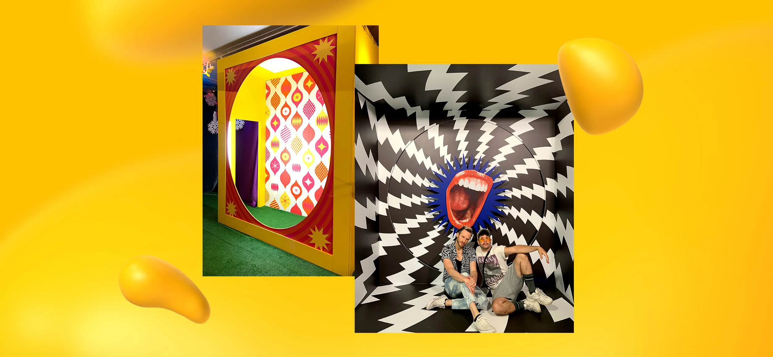 Photobooth designs for Snowday Dallas (an immersive experience), one of Renato's creative projects.