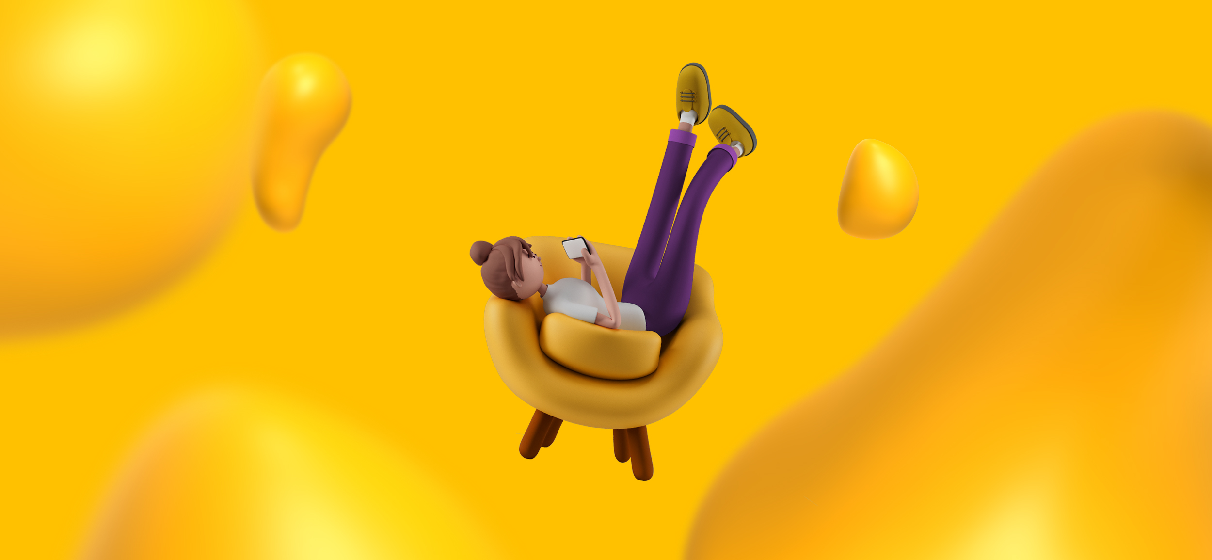 A girl lounging in a comfy chair, for how to balance user personalization and user comfort using AI.