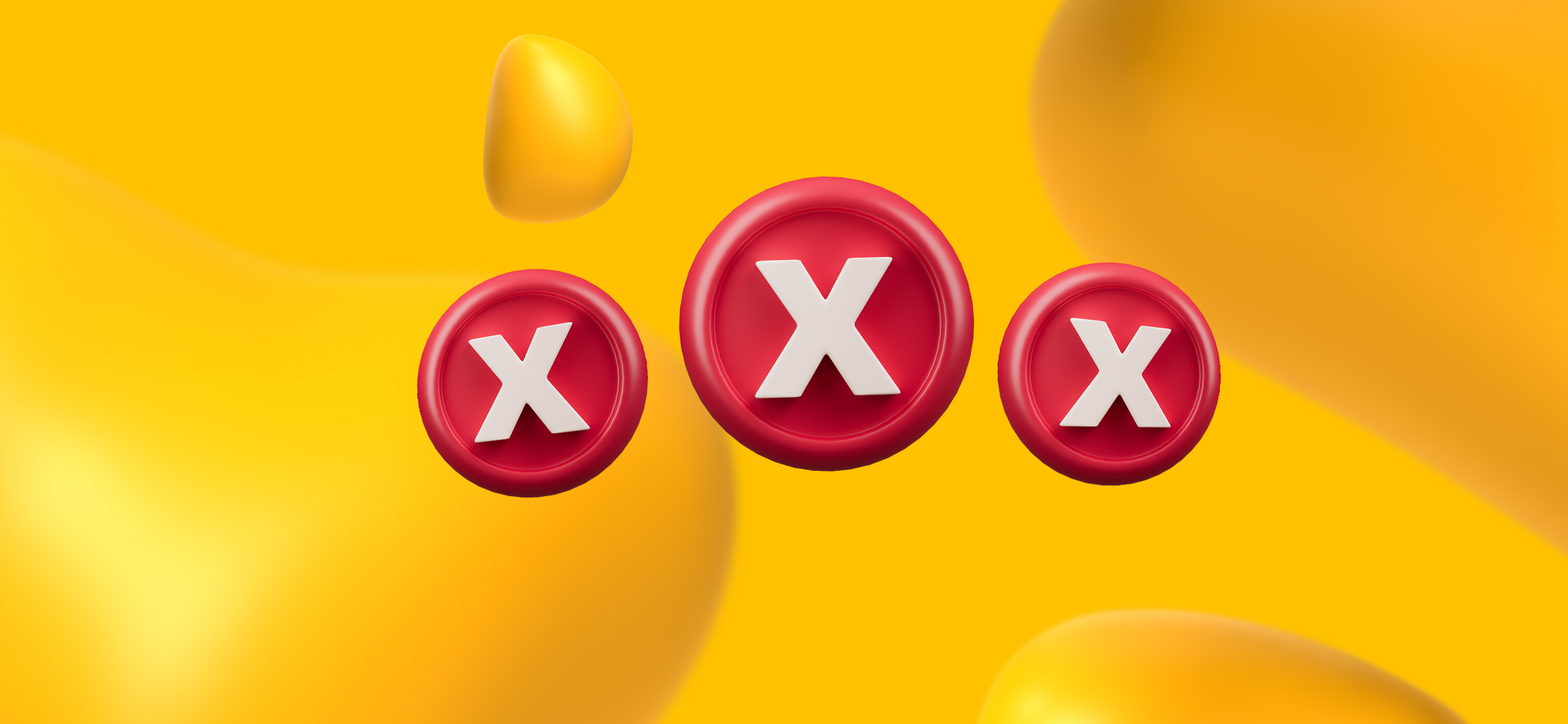 Three red Xs, for "common mistakes to avoid in your GTM plan."