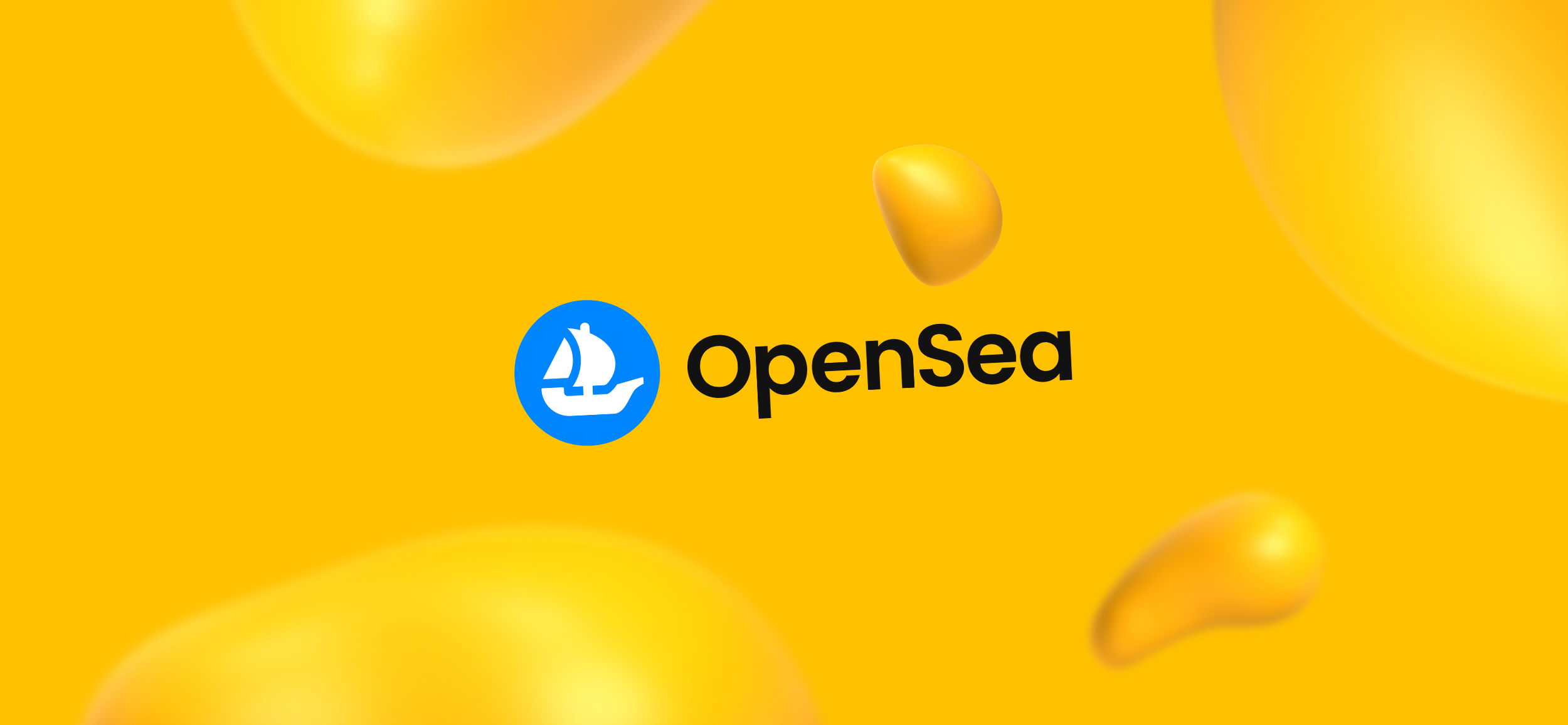 Logo for OpenSea, a leading NFT marketplace.