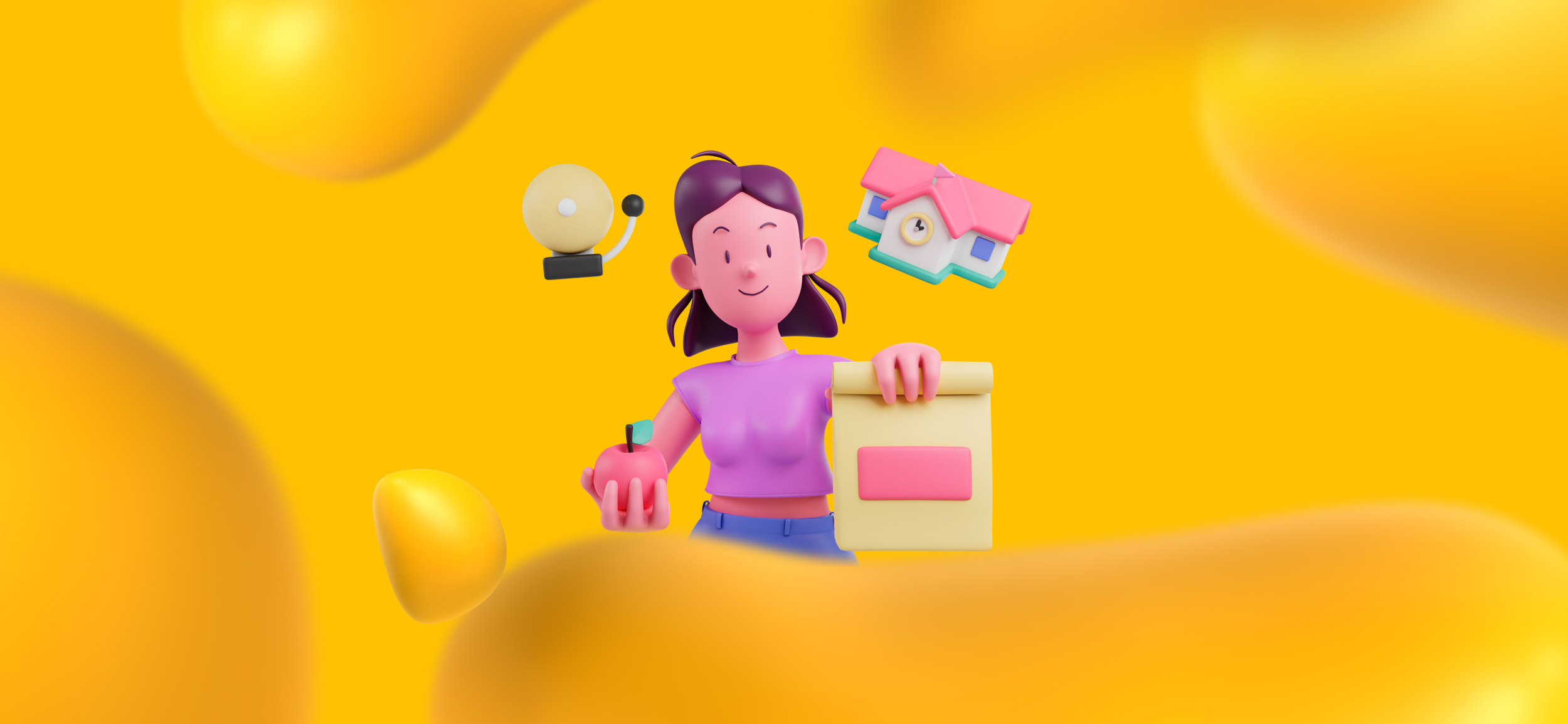 A woman holding a paper list and an apple. Here is how to choose the right design partner for your business needs.