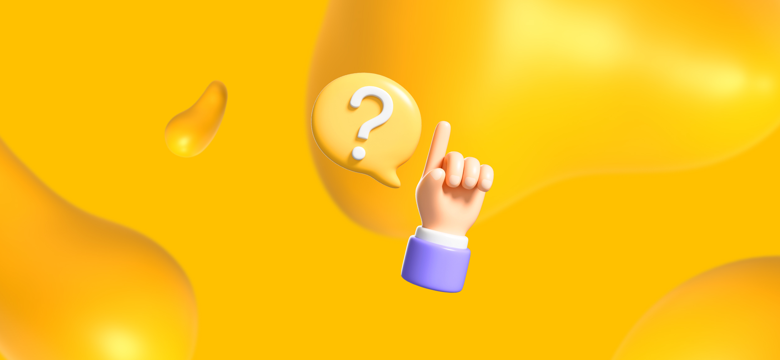 A hand with a question mark in a bubble. Who is NoLimit Creatives?