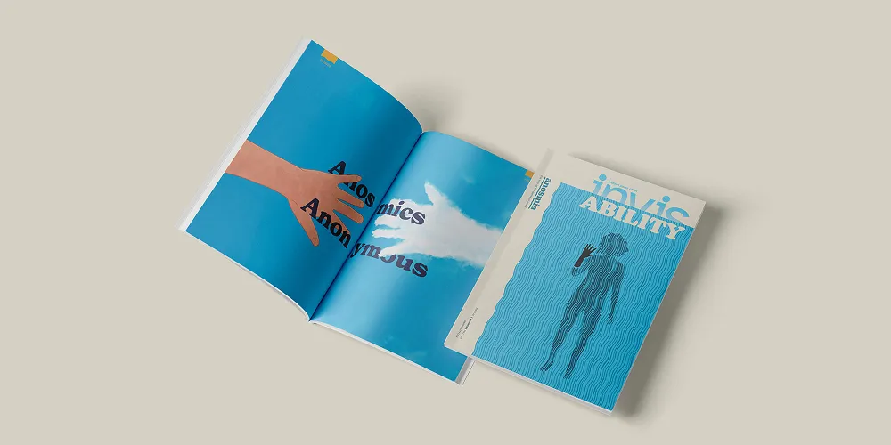 Book cover design for InvisAbility