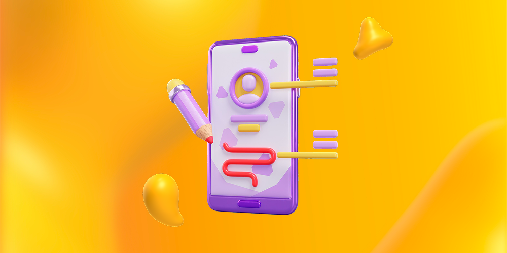 A smart phone displaying a profile picture. Here are the benefits of excptional mobile app design.