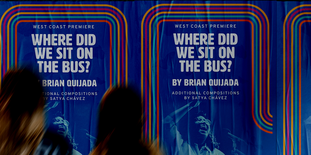 Poster design for Marin Theater Company, one of Siho's creative projects.