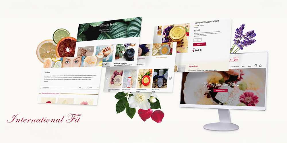 Web design for International FIT, one of Amena's UI/UX projects.