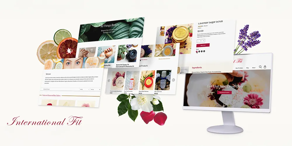 Web design for International FIT, one of Amena's UI/UX projects.
