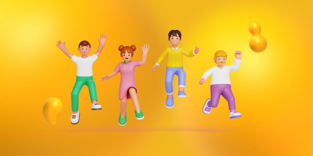 A diverse group of people. Talking to everyone instead of someone is a common reason content doesn't convert.