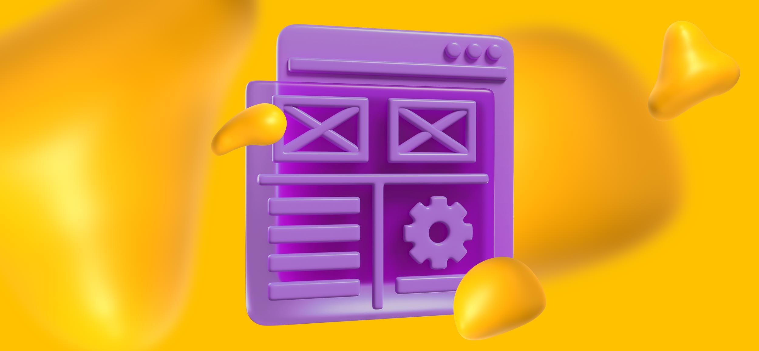 A stylized image of a purple website screen for Creative Bloq's UI/UX design section.