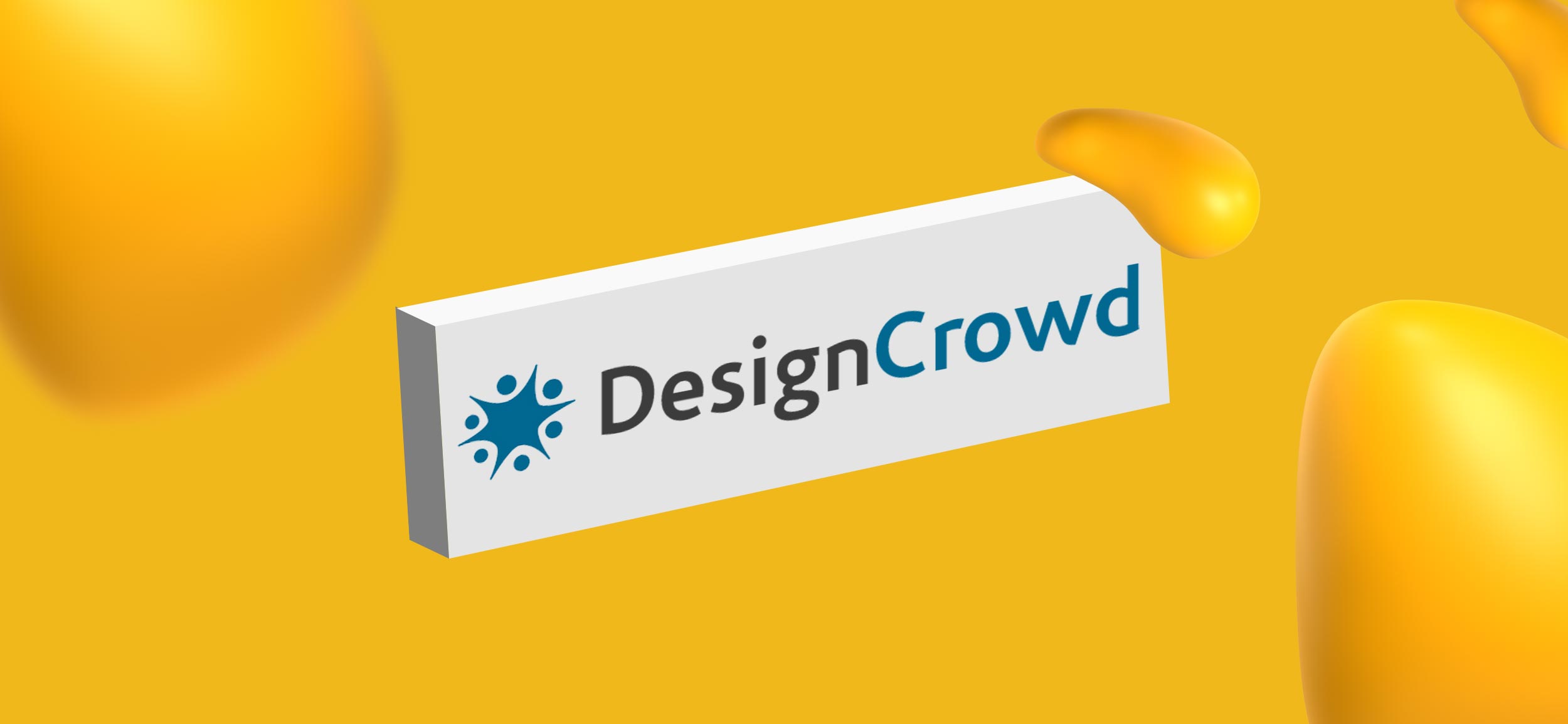 Logo for DesignCrowd, a design platform.