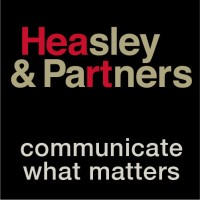 Logo for Heasley & Partners, a creative agency in Phoenix. From the Designity blog.