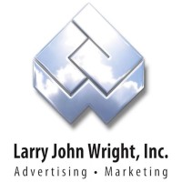 Logo for Larry John Wright, Inc., a creative agency in Phoenix. From the Designity blog.