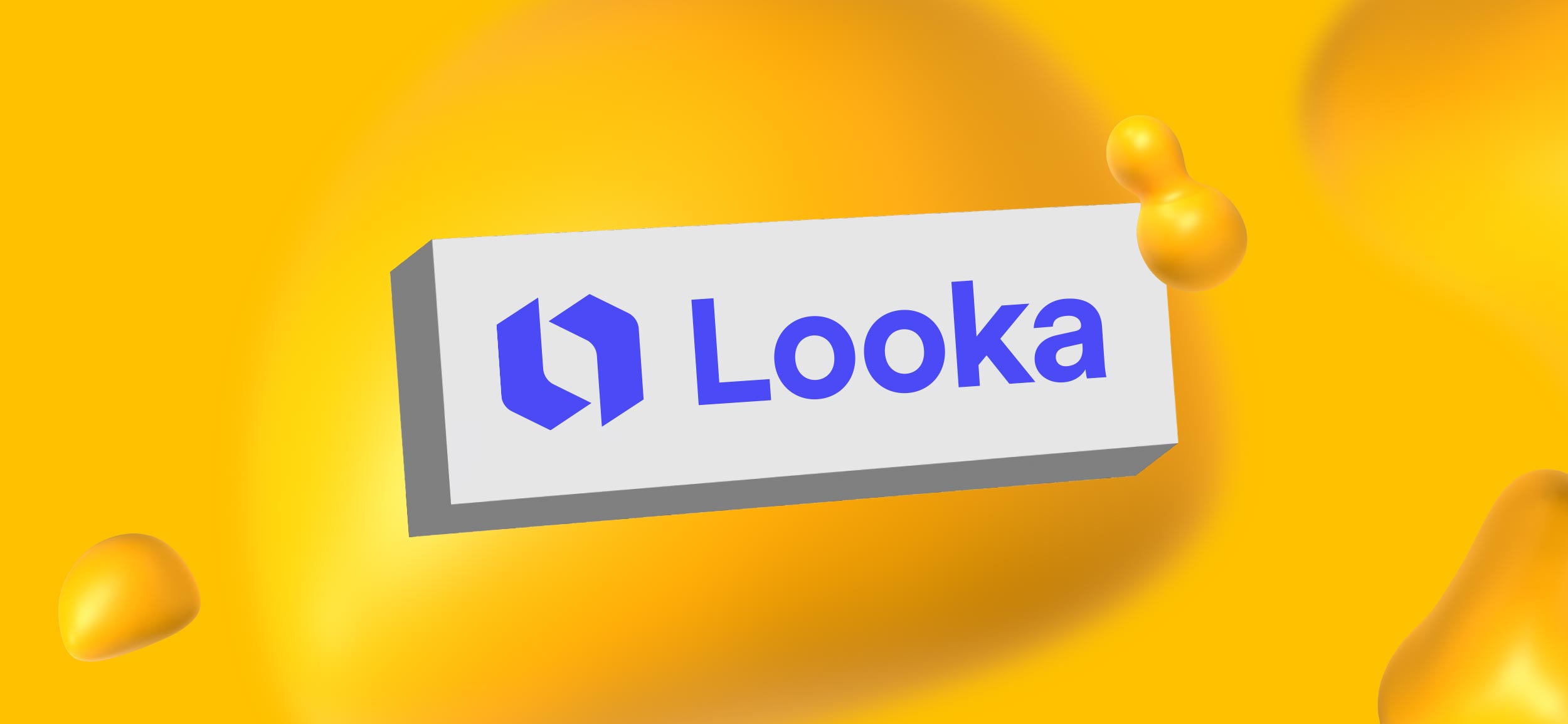 Logo for Looka, an AI logo design tool.