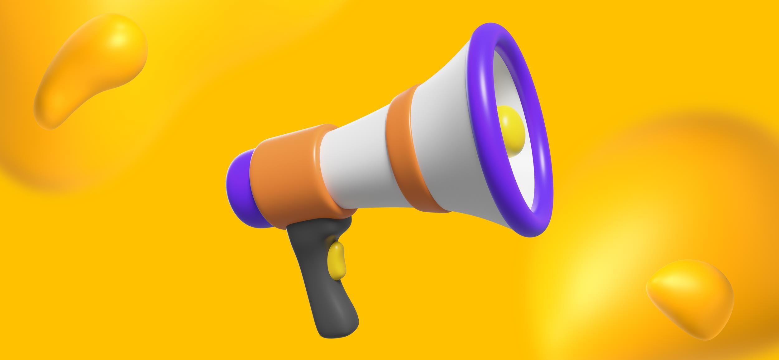 A megaphone, for "give your users a voice," a top mobile app interface design tip.