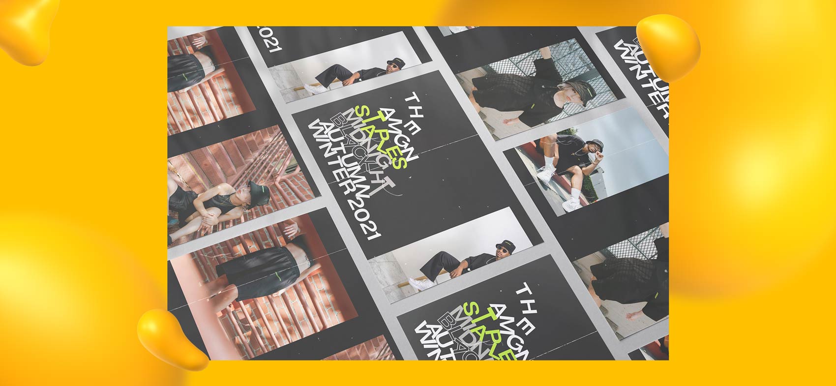 Lookbook design for Amugonna, one of Brian P's creative projects.