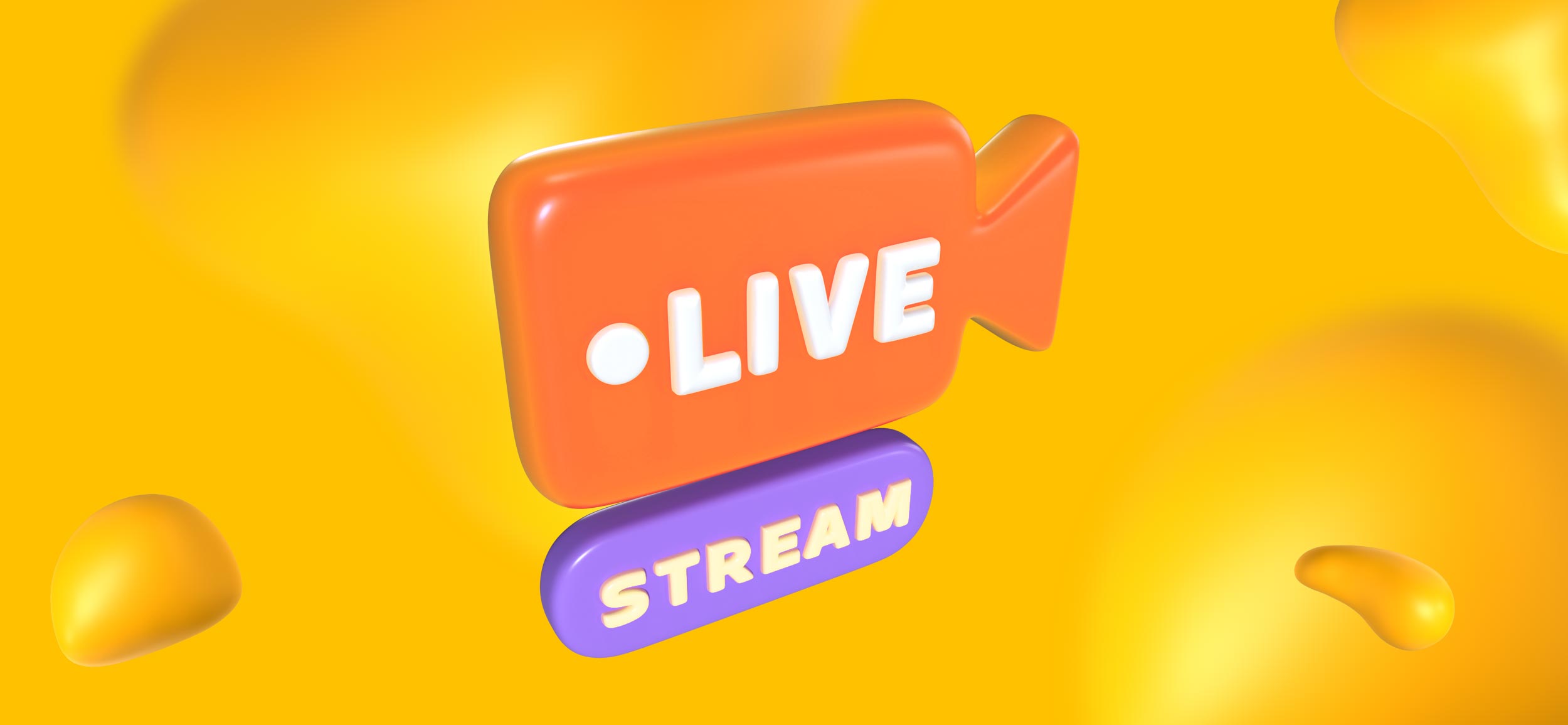A camera icon with LIVE STREAM, for "harness the power of live streaming," an entertainment marketing best practice.