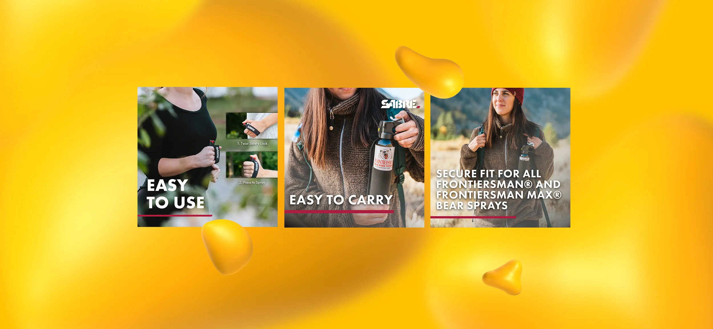 Digital ad design for Sabre, one of Brianna D's creative projects.