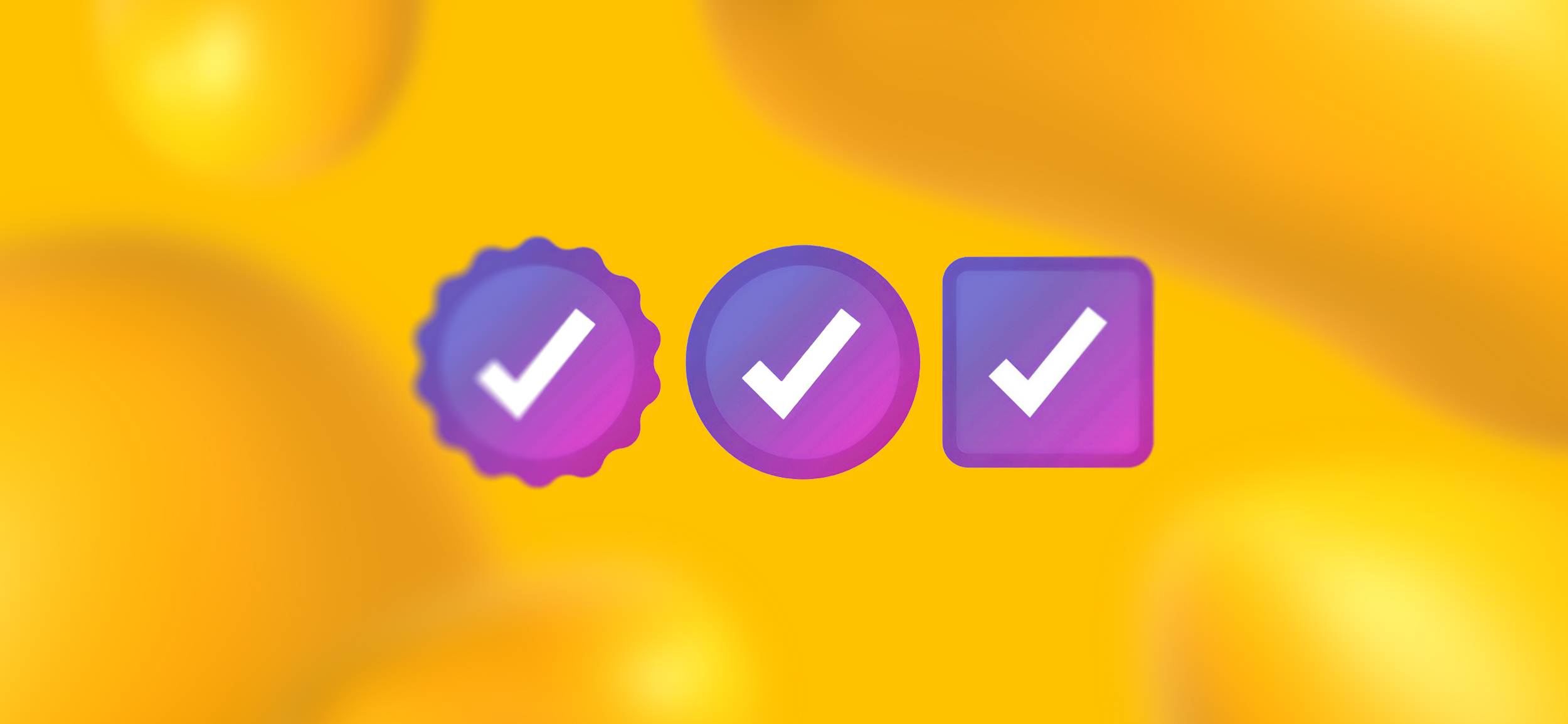 Three checkmark icons, getting increasingly higher quality from left to right.