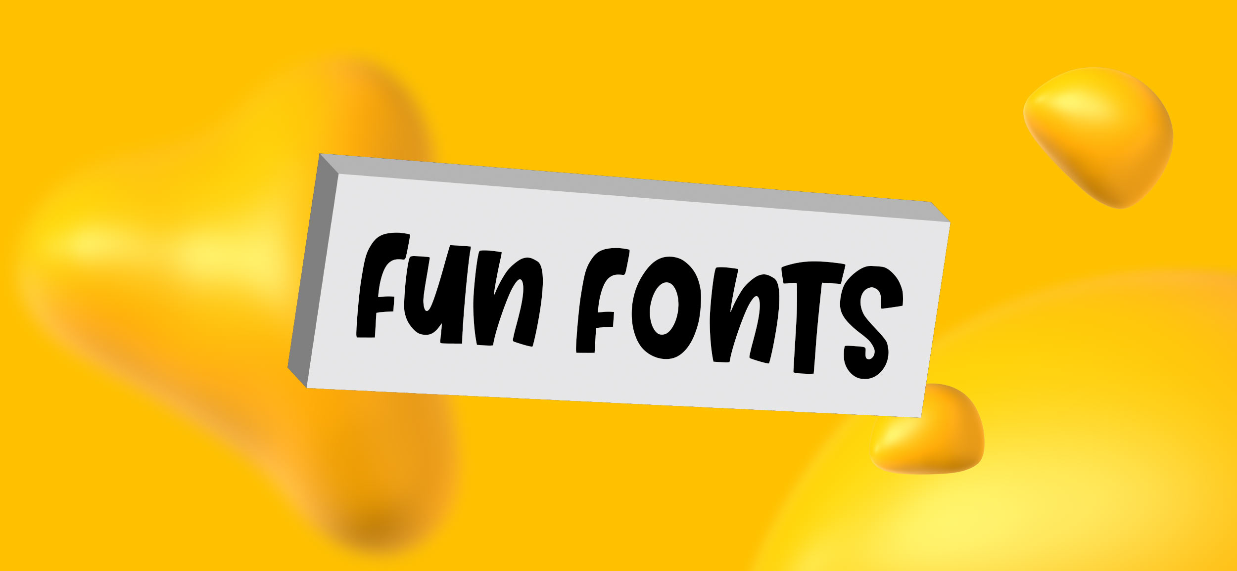 The words, Fun Fonts, written in Funroot font.