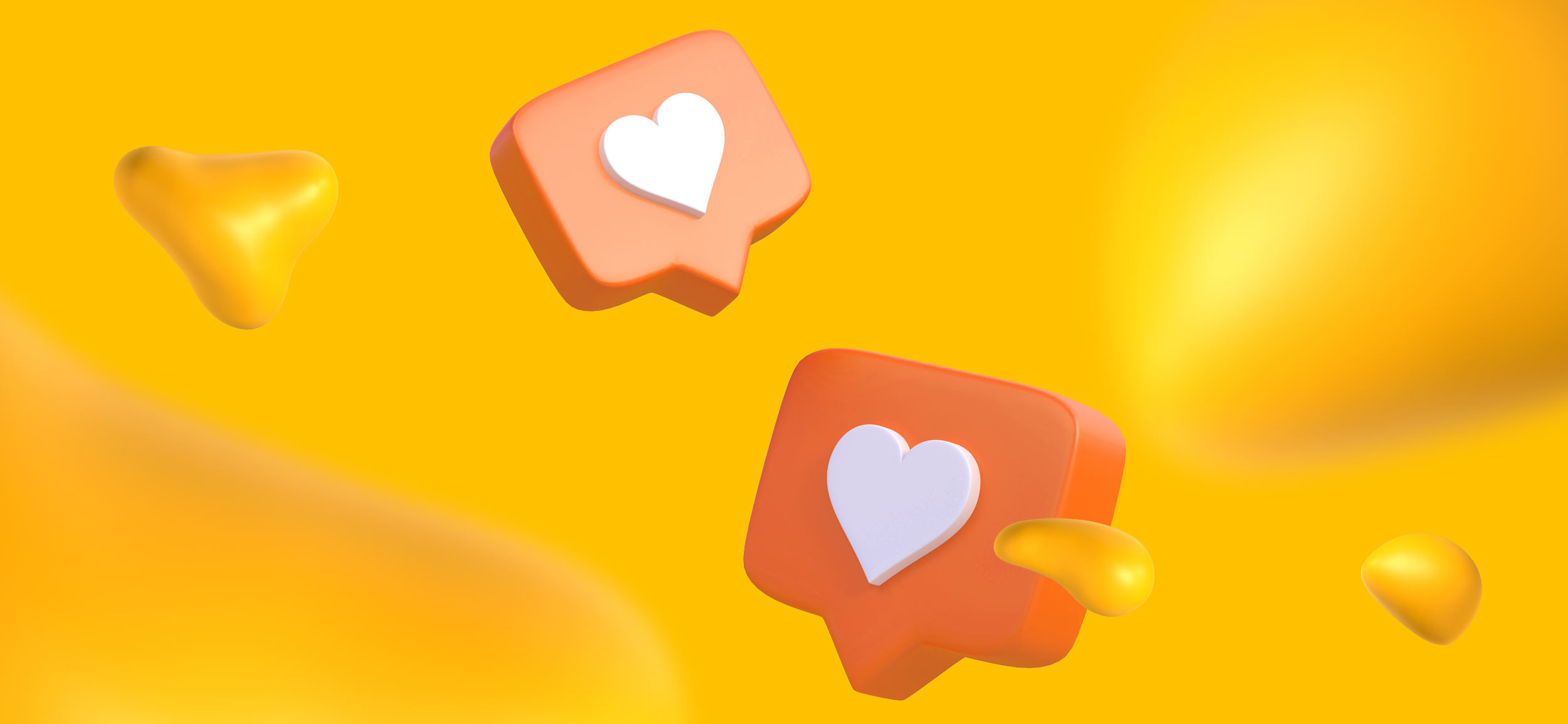 Social media "love" reactions.