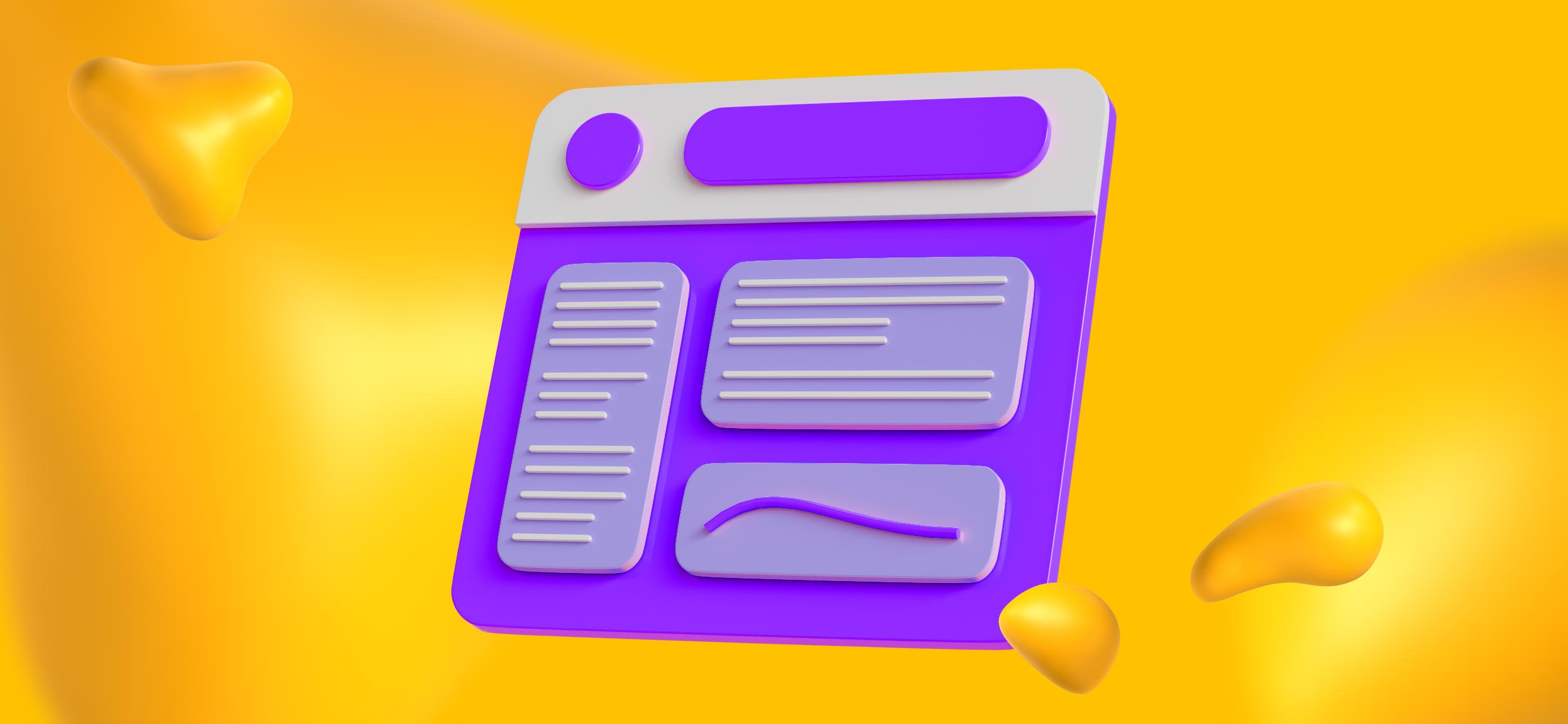 An example of a landing page.