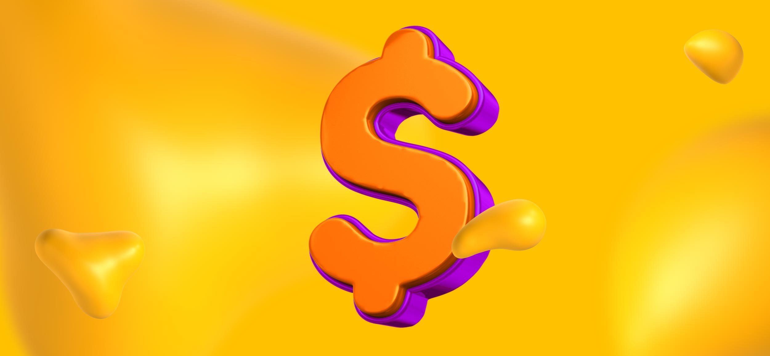 A large orange dollar sign, for budget-friendly solutions.
