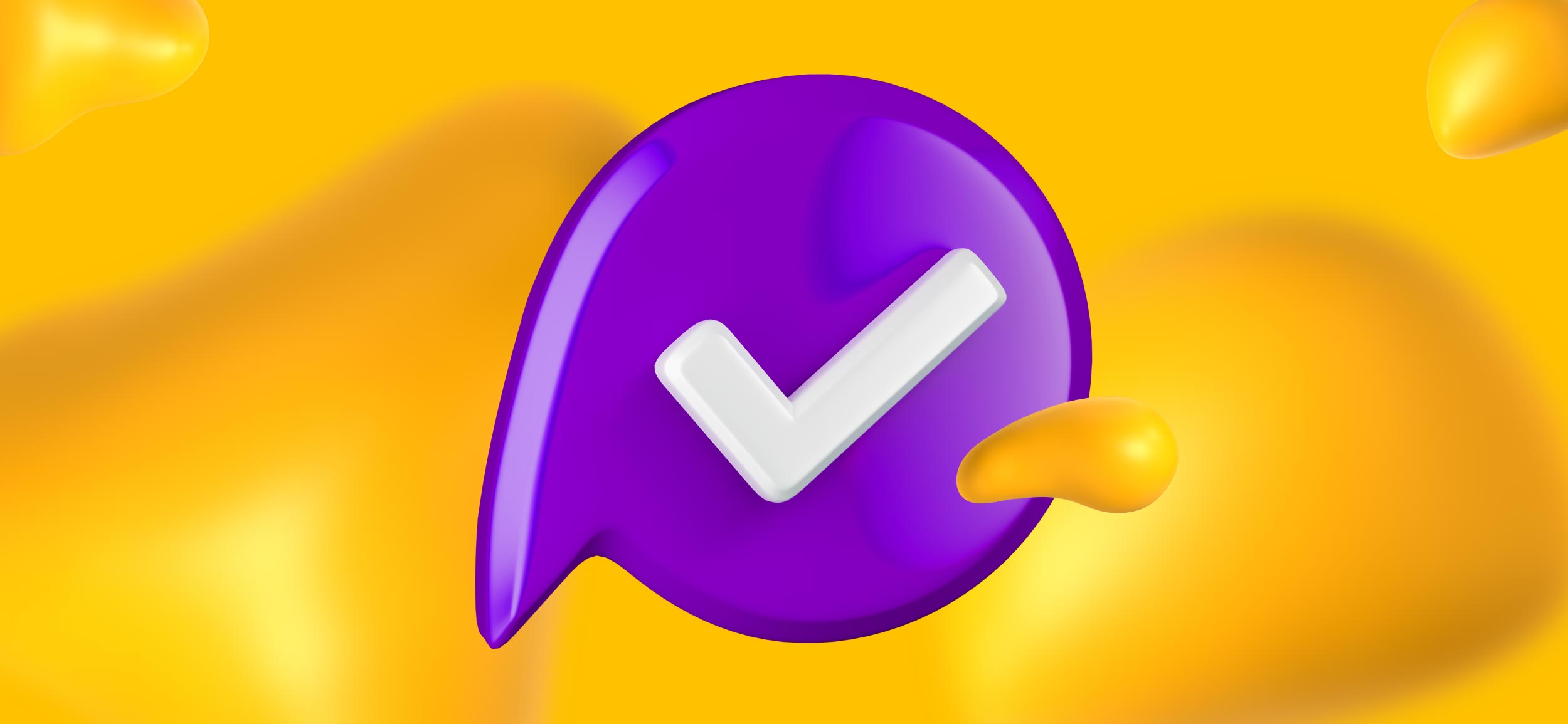 A big check mark. Get creator's permission before using UGC in a campaign.