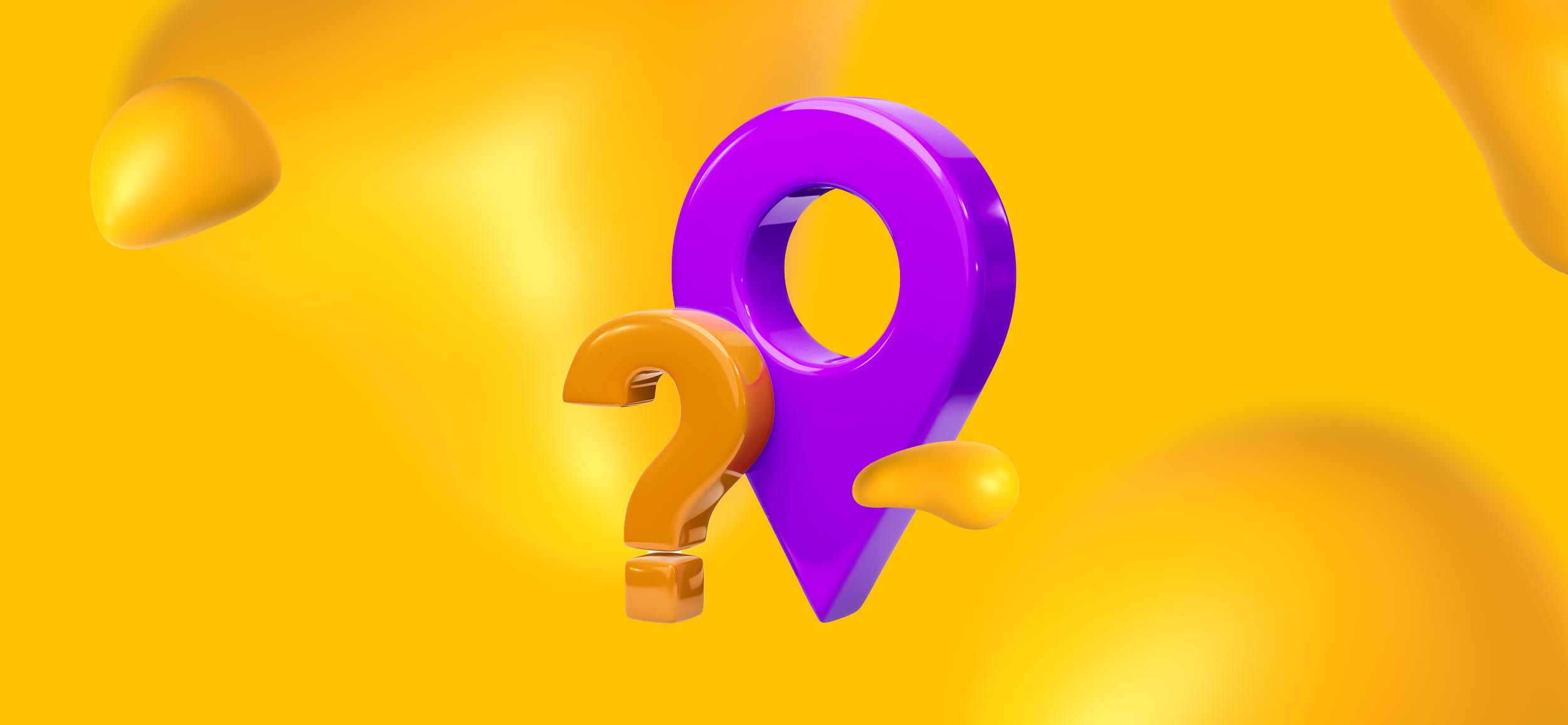 A location pin and a question mark. Where do you find professional eBook writers?