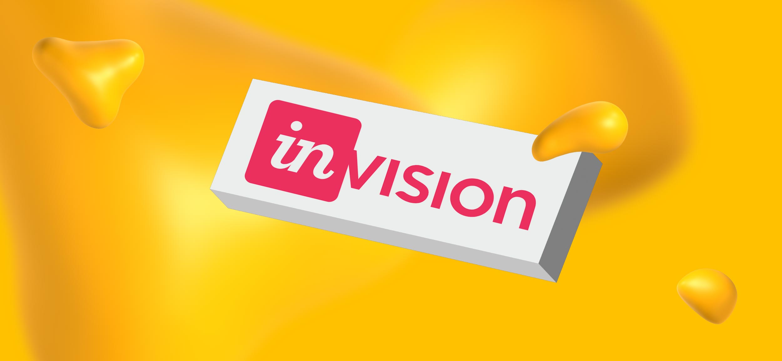 Logo for inVision, one of Designity's recommended tools for UX design.