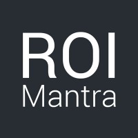 Logo for ROI Mantra, a creative agency in Dallas, from the Designity blog.