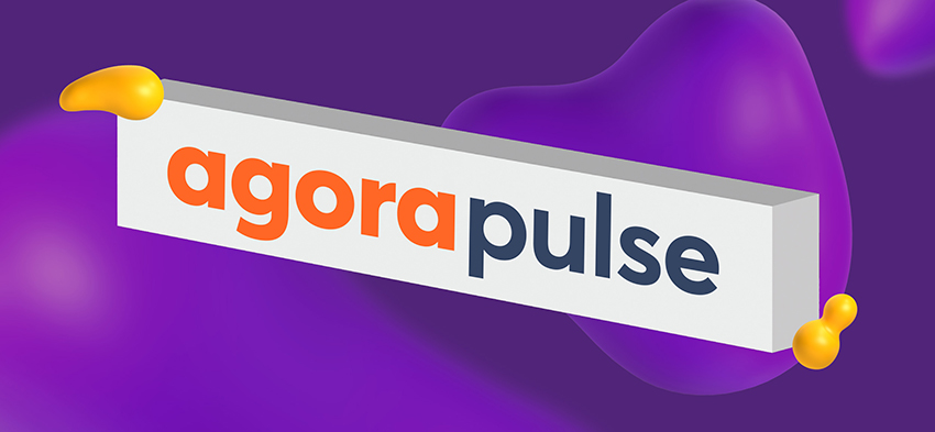 The agorapulse logo, a popular social media management tool.