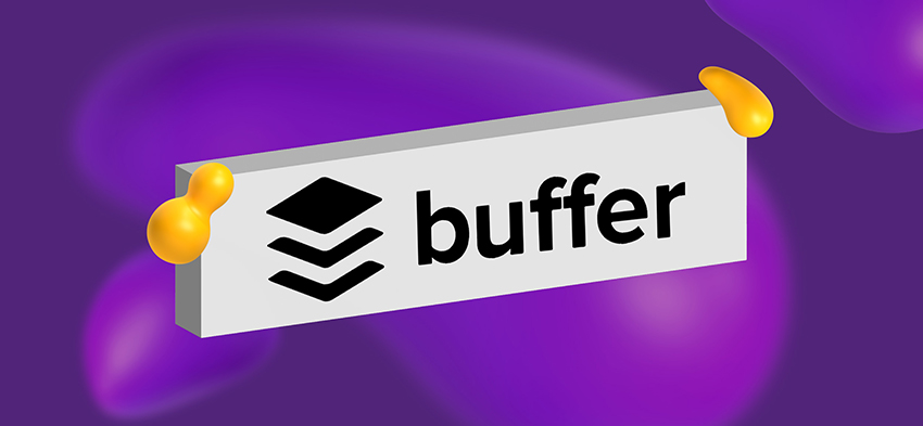 The buffer logo, a popular social media management platform.