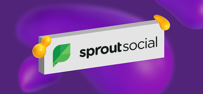 Logo for Sprout Social, a social media management tool.