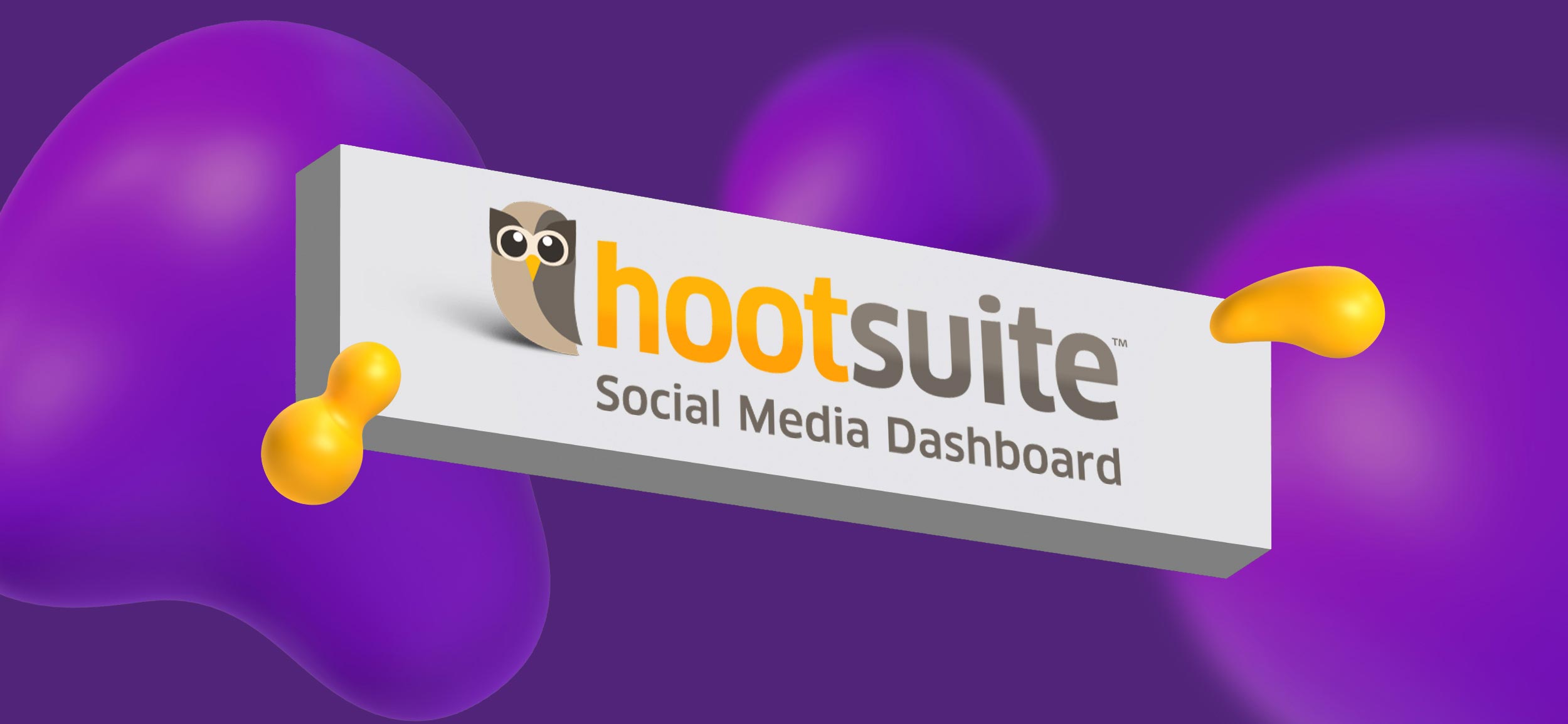 The hootsuite logo, a popular social media management dashboard.