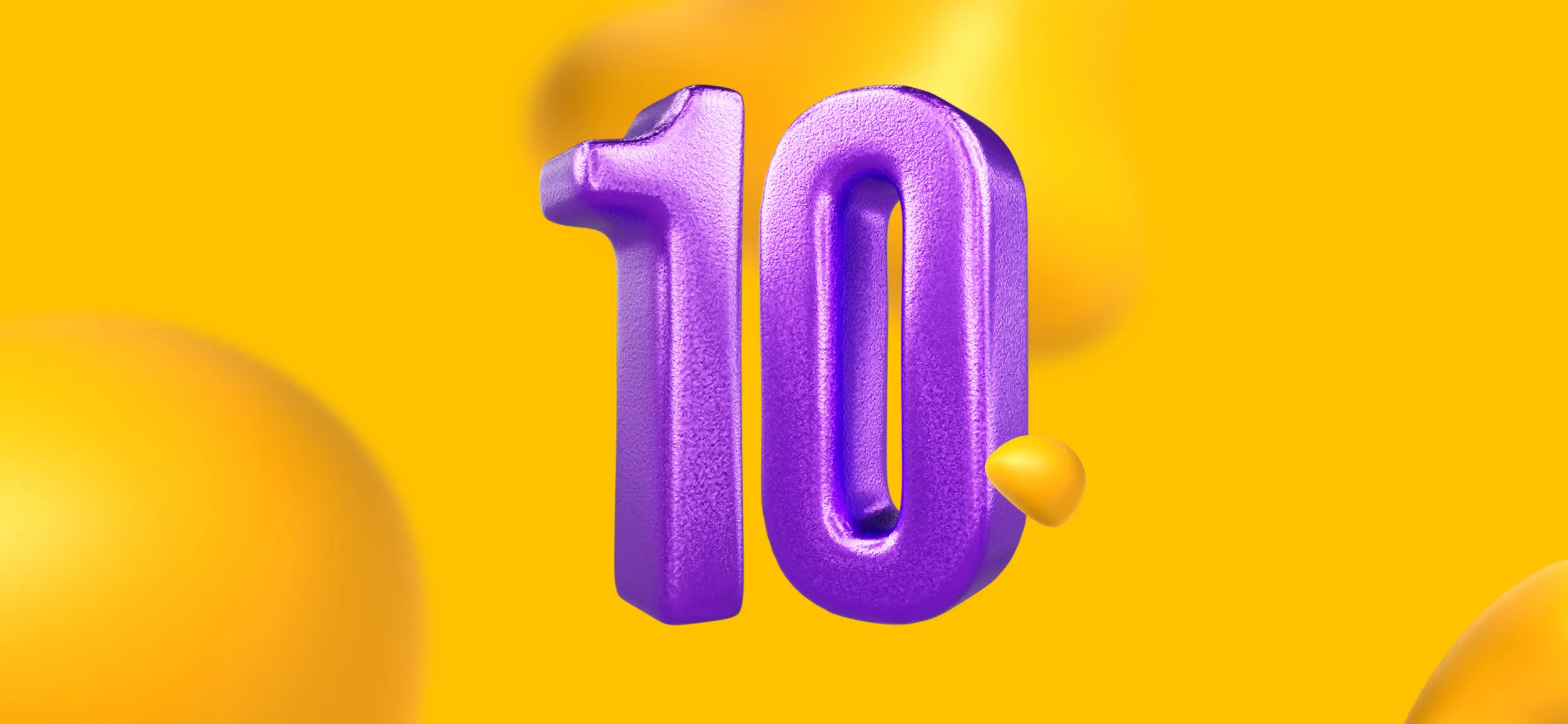 A big purple number 10, for top 10 ways to use Midjourney for marketing.