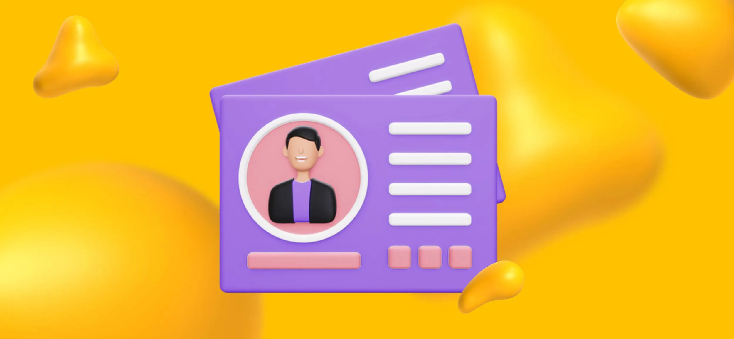 A full-color, hi-fi version of your business card design, ready for the printer!