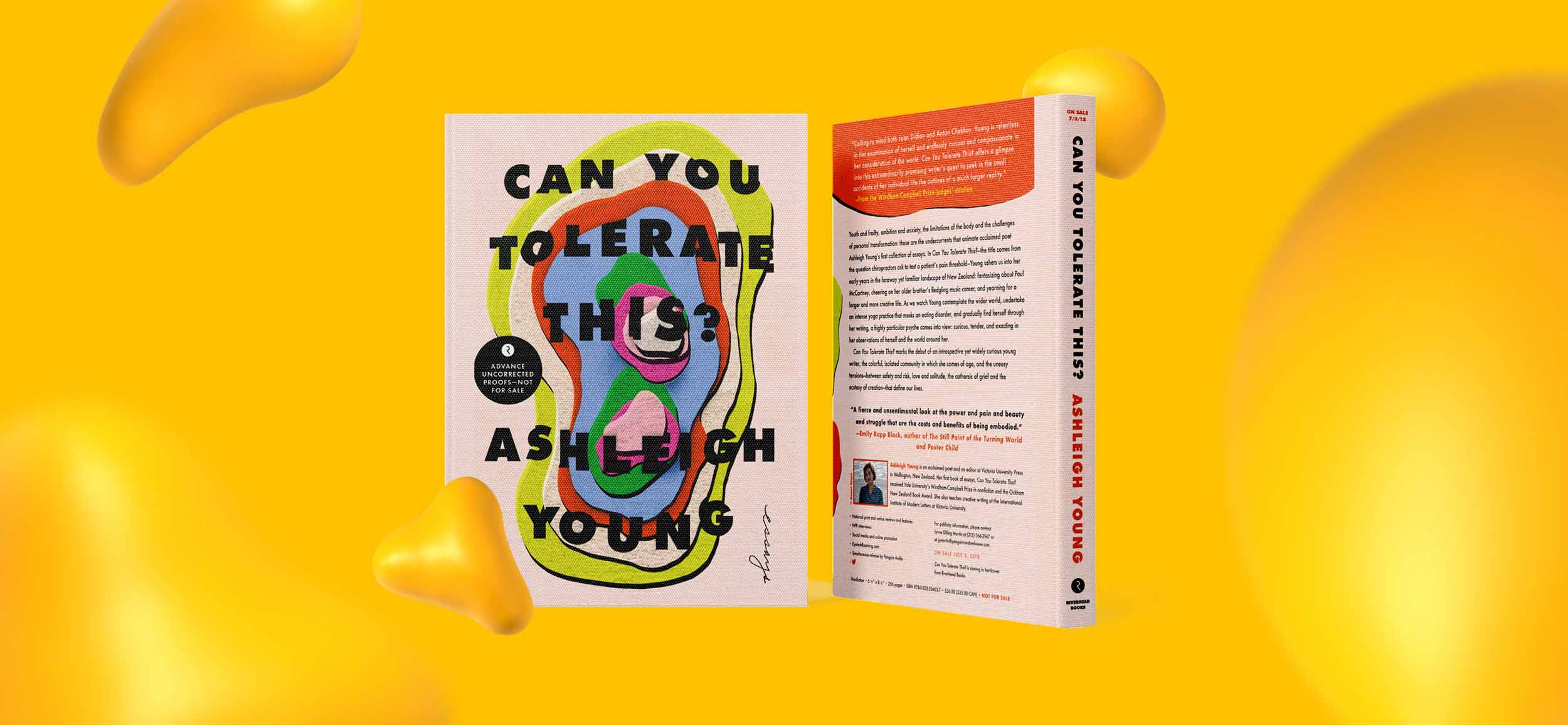 A book cover illustration for "Can You Tolerate This?"