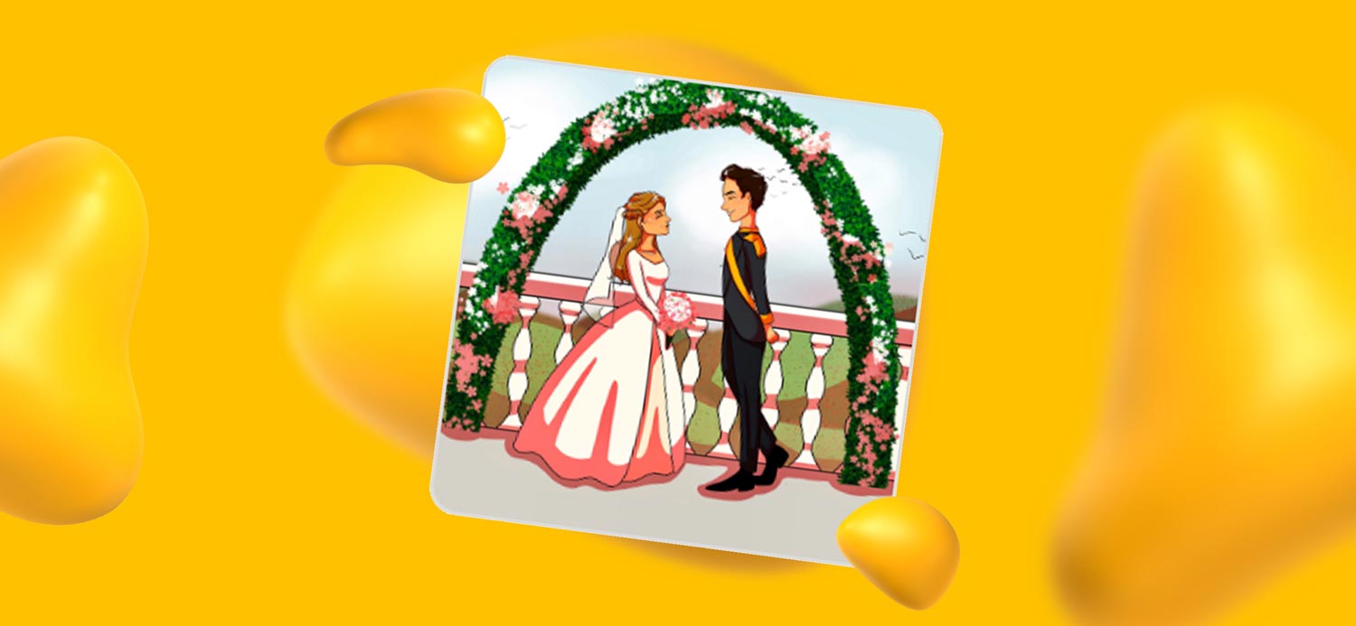 A Cinderella-inspired digital book illustration.