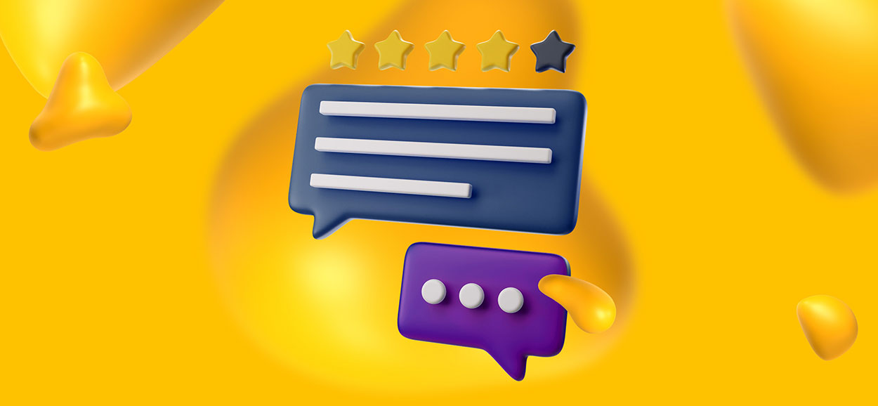 A testimonial along with a 4 star review. Testimonials and reviews are great subjects for using video.